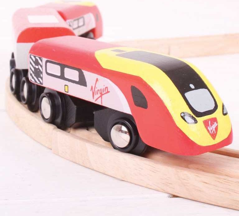 Bigjigs Rail Virgin Pendolino - obrázek 5