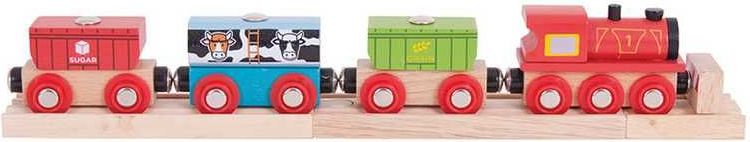 Bigjigs Rail Vlak s potravinama - obrázek 5