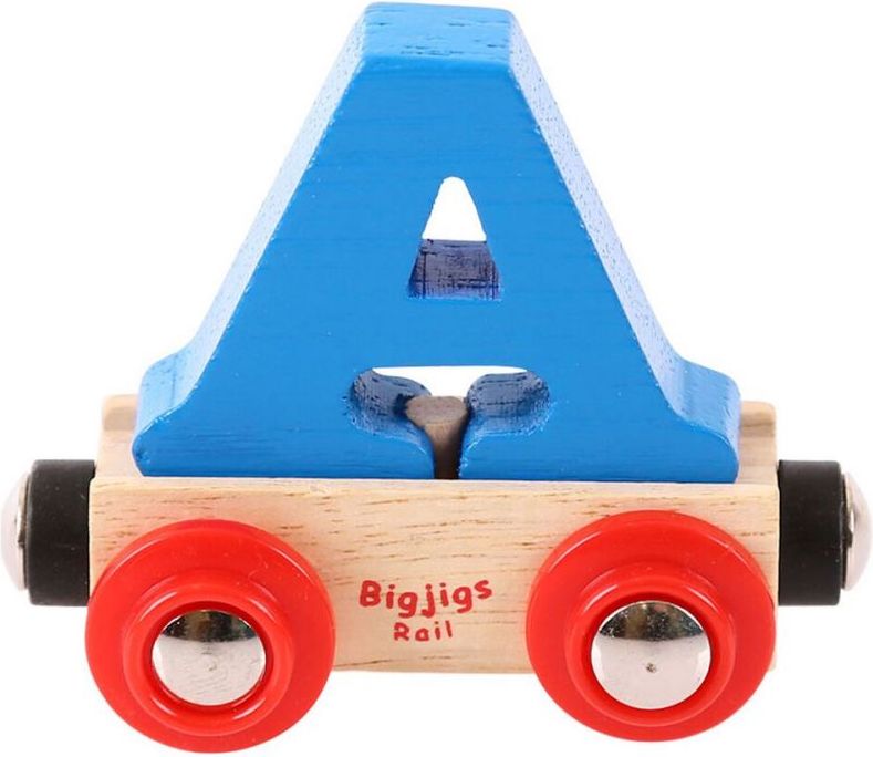 Bigjigs Rail vagónek dřevěné vláčkodráhy - Písmeno A - obrázek 4