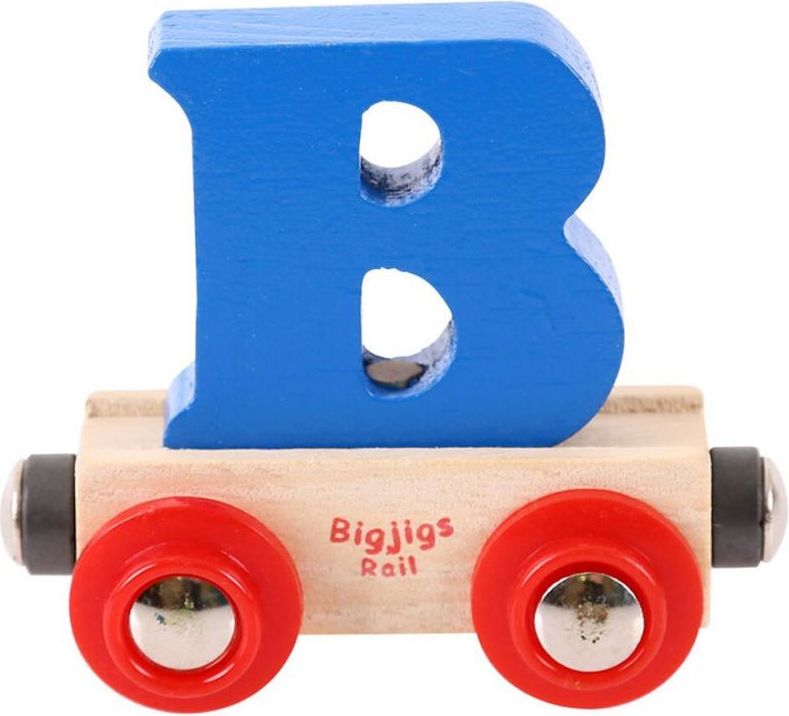 Bigjigs Rail vagónek dřevěné vláčkodráhy - Písmeno B - obrázek 5