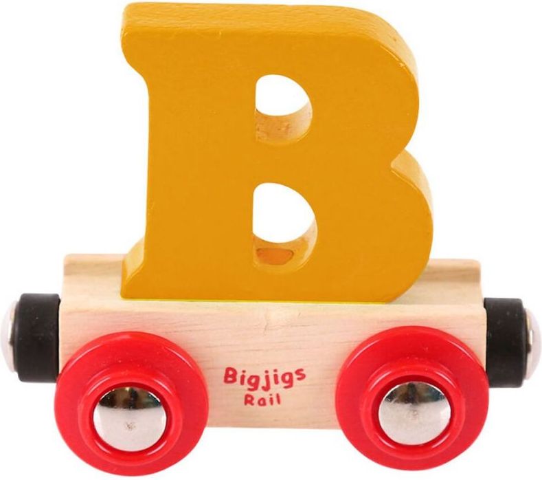 Bigjigs Rail vagónek dřevěné vláčkodráhy - Písmeno B - obrázek 6