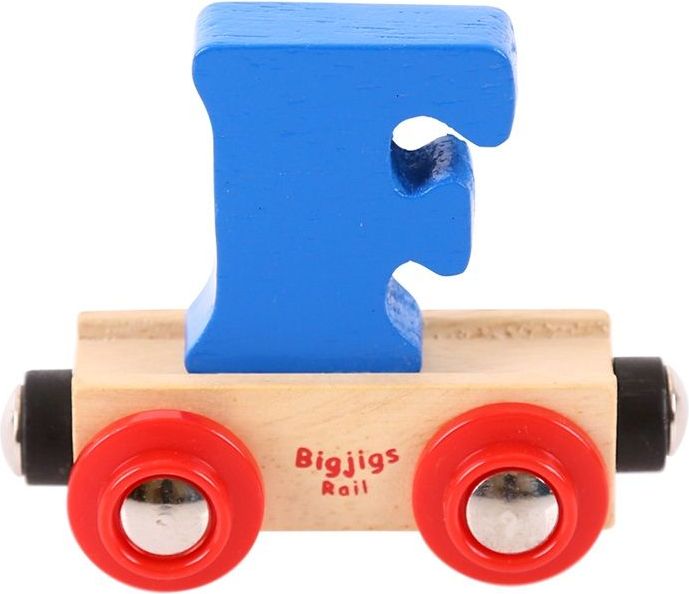 Bigjigs Rail vagónek dřevěné vláčkodráhy - Písmeno F - obrázek 1