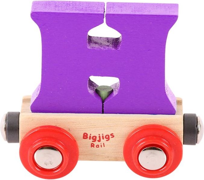 Bigjigs Rail vagónek dřevěné vláčkodráhy - Písmeno H - obrázek 1