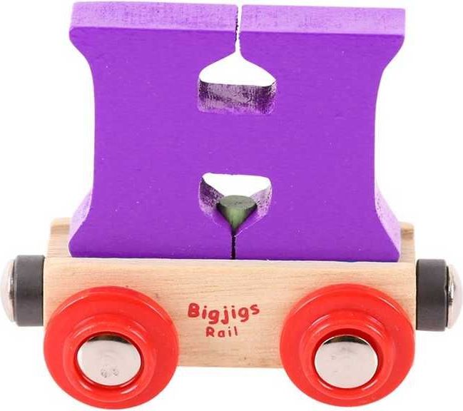 Bigjigs Rail vagónek dřevěné vláčkodráhy - Písmeno H - obrázek 5