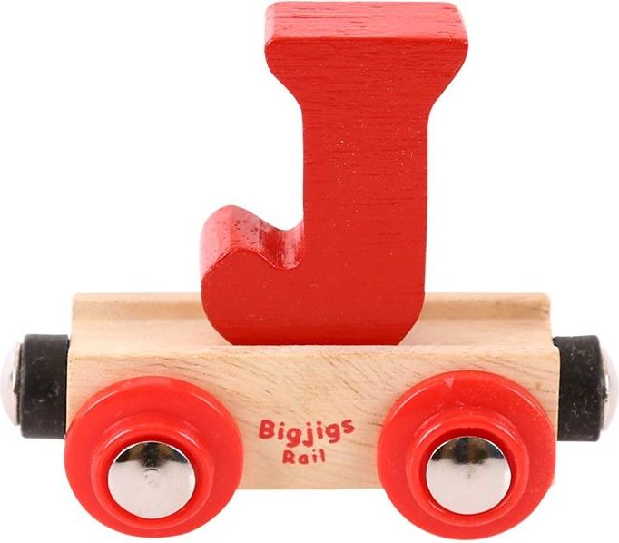 Bigjigs Rail vagónek dřevěné vláčkodráhy - Písmeno J - obrázek 1