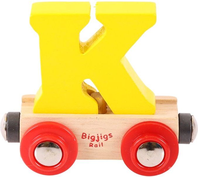 Bigjigs Rail vagónek dřevěné vláčkodráhy - Písmeno K - obrázek 1