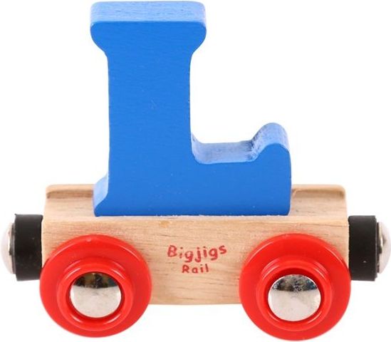 Bigjigs Rail vagónek dřevěné vláčkodráhy - Písmeno L - obrázek 1