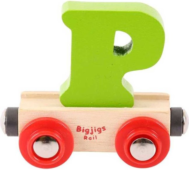 Bigjigs Rail vagónek dřevěné vláčkodráhy - Písmeno P - obrázek 5