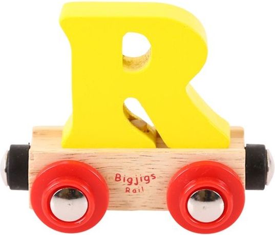 Bigjigs Rail vagónek dřevěné vláčkodráhy - Písmeno R - obrázek 1