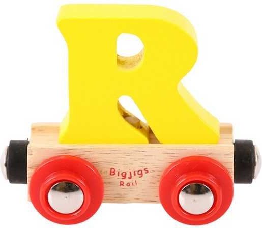 Bigjigs Rail vagónek dřevěné vláčkodráhy - Písmeno R - obrázek 4
