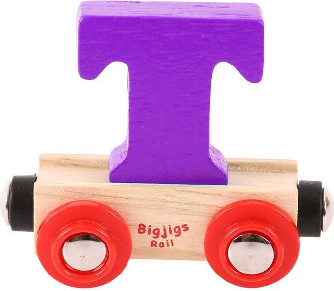 Bigjigs Rail vagónek dřevěné vláčkodráhy - Písmeno T - obrázek 1