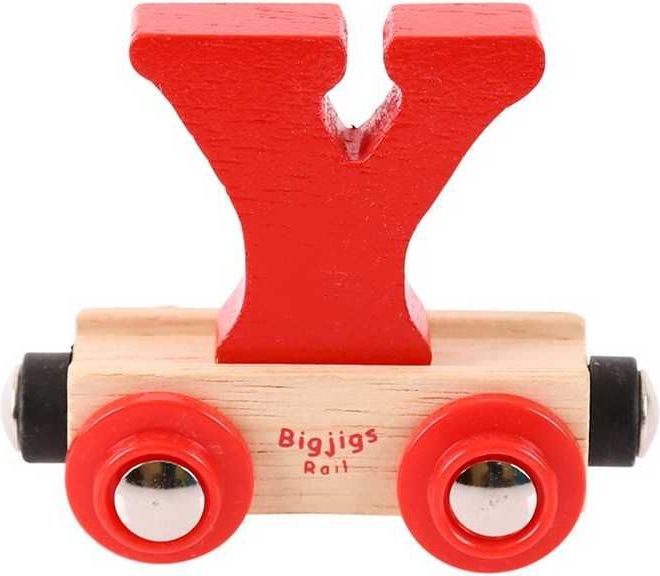 Bigjigs Rail vagónek dřevěné vláčkodráhy - Písmeno Y - obrázek 4