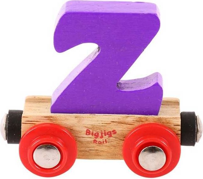 Bigjigs Rail vagónek dřevěné vláčkodráhy - Písmeno Z - obrázek 4