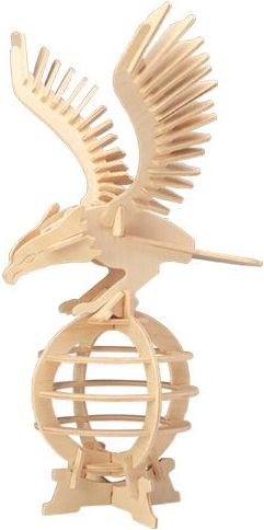 Woodcraft construction kit Woodcraft Dřevěné 3D puzzle orel - obrázek 1