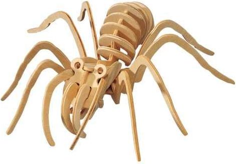 Woodcraft construction kit Woodcraft Dřevěné 3D puzzle tarantule - obrázek 3