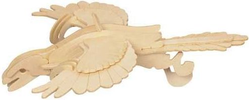 Woodcraft construction kit Woodcraft Dřevěné 3D puzzle Archeopteryx - obrázek 3