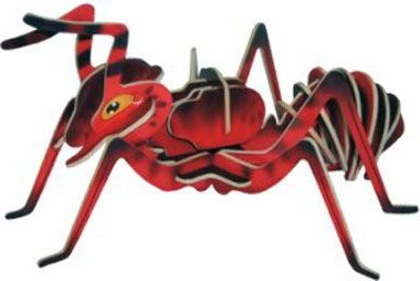 Woodcraft construction kit Woodcraft Dřevěné 3D puzzle mravenec - obrázek 1
