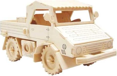 Woodcraft construction kit Woodcraft Dřevěné 3D puzzle nákladní automobil - obrázek 3