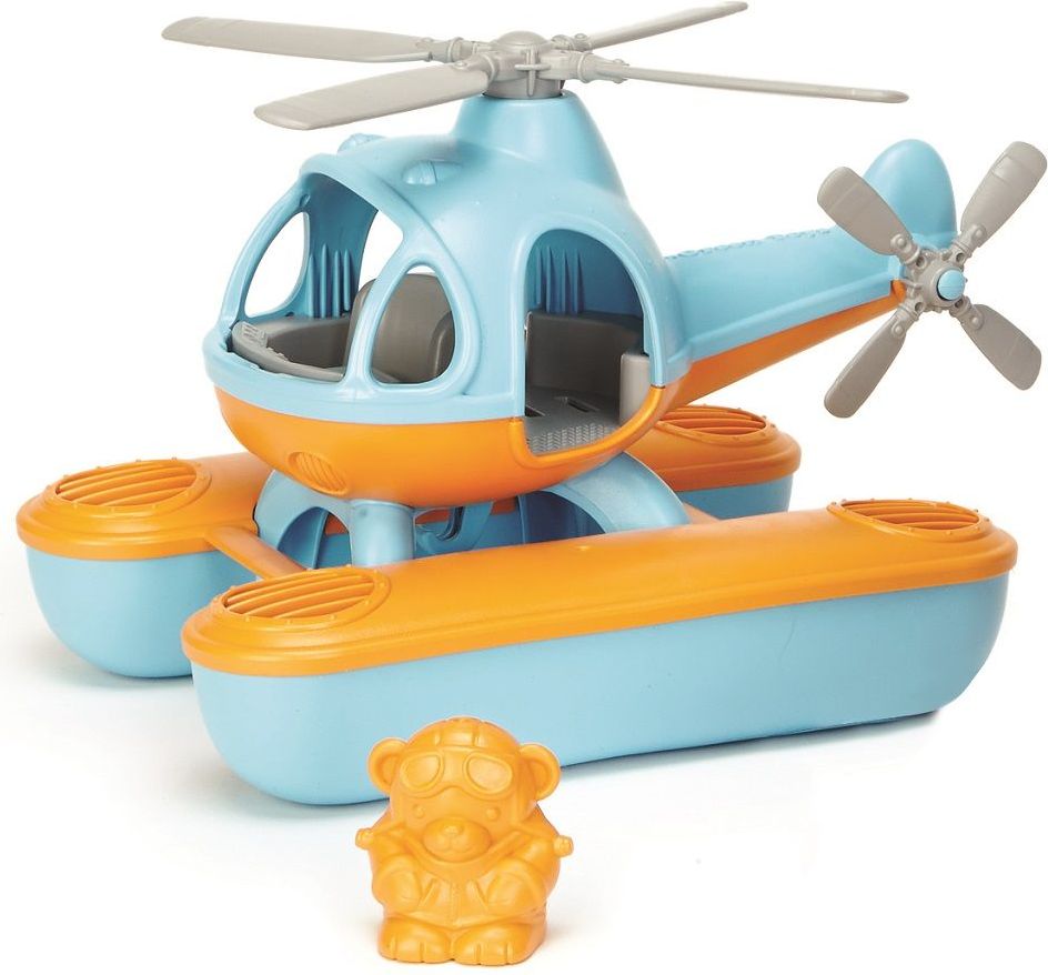 GREEN TOYS Vrtulník hydroplán modrý - obrázek 7