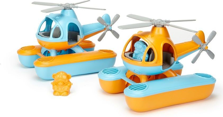 GREEN TOYS Vrtulník hydroplán modrý - obrázek 10