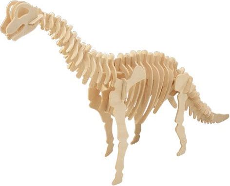 Woodcraft construction kit Woodcraft Dřevěné 3D puzzle Brachiosaurus - obrázek 1