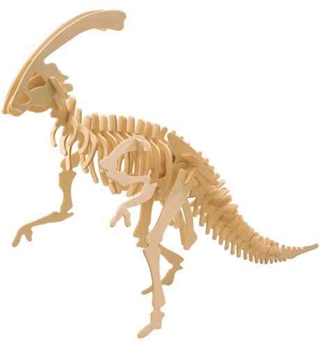 Woodcraft construction kit Woodcraft Dřevěné 3D puzzle Parasaurolophus - obrázek 3