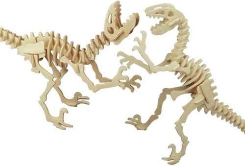 Woodcraft construction kit Woodcraft Dřevěné 3D puzzle Deinonychus - obrázek 2