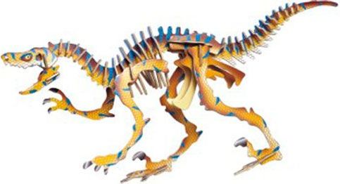 Woodcraft construction kit Woodcraft Dřevěné 3D puzzle Velociraptor - obrázek 1