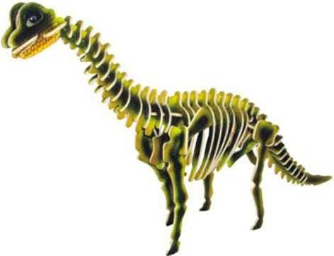 Woodcraft construction kit Woodcraft Dřevěné 3D puzzle Brachiosaurus - obrázek 3