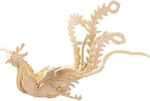 Woodcraft construction kit Woodcraft Dřevěné 3D puzzle Fénix - obrázek 1