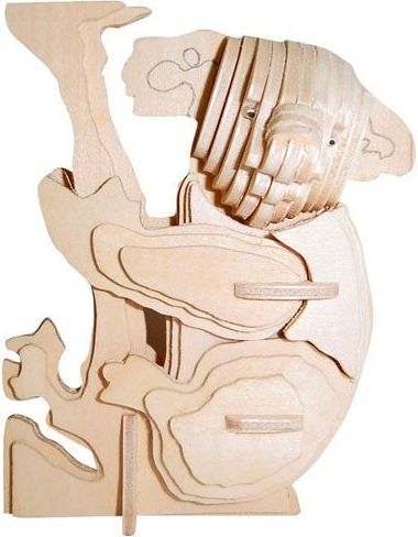 Woodcraft construction kit Woodcraft Dřevěné 3D puzzle koala - obrázek 1