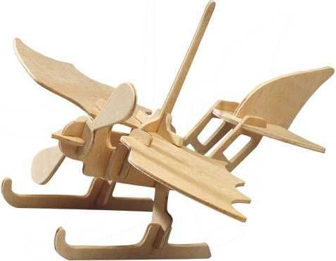 Woodcraft construction kit Woodcraft Dřevěné 3D puzzle  hydroplán - obrázek 2