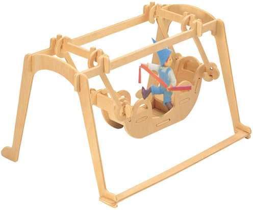 Woodcraft construction kit Woodcraft Dřevěné 3D puzzle houpačka - obrázek 3
