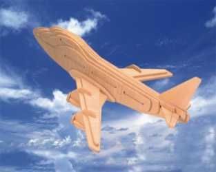 Woodcraft construction kit Woodcraft Dřevěné 3D puzzle boeing - obrázek 2