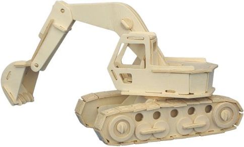 Woodcraft construction kit Woodcraft Dřevěné 3D puzzle bagr - obrázek 1