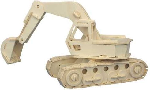 Woodcraft construction kit Woodcraft Dřevěné 3D puzzle bagr - obrázek 3