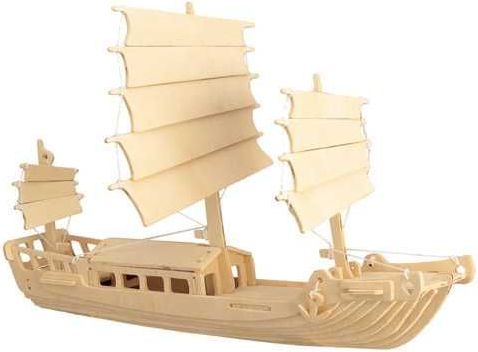 Woodcraft construction kit Woodcraft Dřevěné 3D puzzle čínská plachetnice - obrázek 3