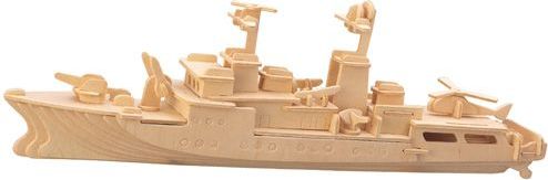 Woodcraft construction kit Woodcraft Dřevěné 3D puzzle Torpédoborec - obrázek 1
