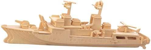 Woodcraft construction kit Woodcraft Dřevěné 3D puzzle Torpédoborec - obrázek 2