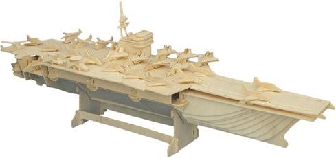 Woodcraft construction kit Woodcraft Dřevěné 3D puzzle letadlová loď - obrázek 1