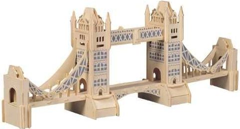 Woodcraft construction kit Woodcraft Dřevěné 3D puzzle slavné budovy Tower Bridge - obrázek 2