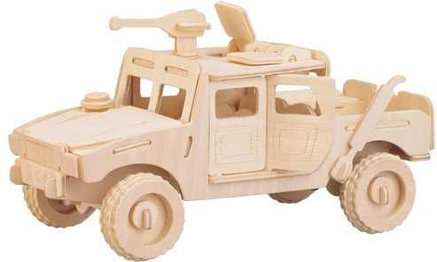Woodcraft construction kit Woodcraft Dřevěné 3D puzzle bojové vozidlo - obrázek 3