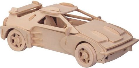 Woodcraft construction kit Woodcraft Dřevěné 3D puzzle velké Ferrari - obrázek 1