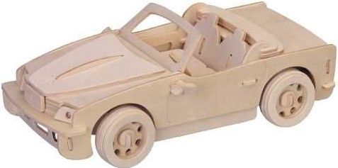 Woodcraft construction kit Woodcraft Dřevěné 3D puzzle malé BMW - obrázek 2
