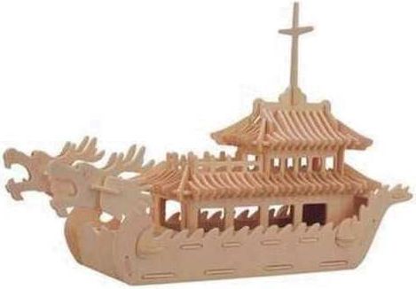 Woodcraft construction kit Woodcraft Dřevěné 3D puzzle čínská loď - obrázek 3