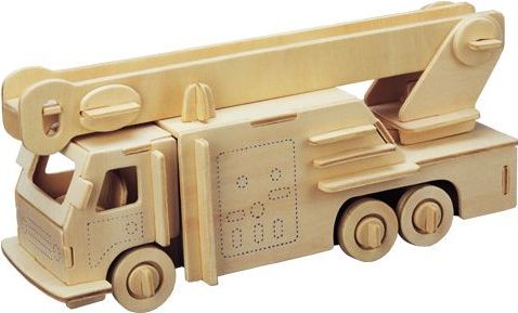 Woodcraft construction kit Woodcraft Dřevěné 3D puzzle hasiči - obrázek 1