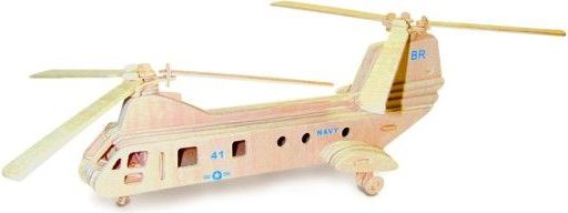 Woodcraft construction kit Woodcraft Dřevěné 3D puzzle transportní vrtulník - obrázek 1