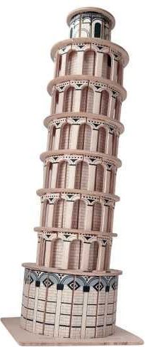 Woodcraft construction kit Woodcraft Dřevěné 3D puzzle slavné budovy šikmá věž - obrázek 3