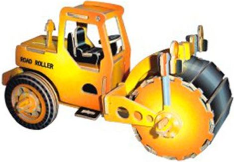 Woodcraft construction kit Woodcraft Dřevěné 3D puzzle válec - obrázek 1