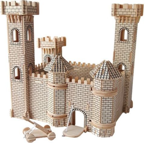 Woodcraft construction kit Woodcraft Dřevěné 3D puzzle hrad II - obrázek 1